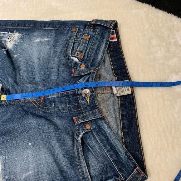 True Religion Brianna Denim Jeans Slim Size 28x32 Pants - Picture 9 of 10